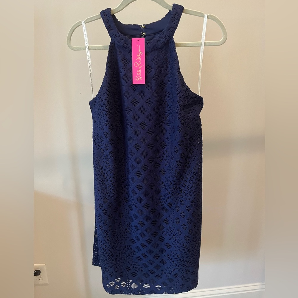 Lilly Pulitzer Rayanne Shift Dress in True Navy